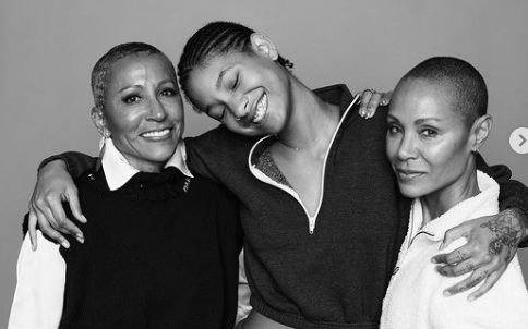 Jada Pinkett Smith, her mom and daughter