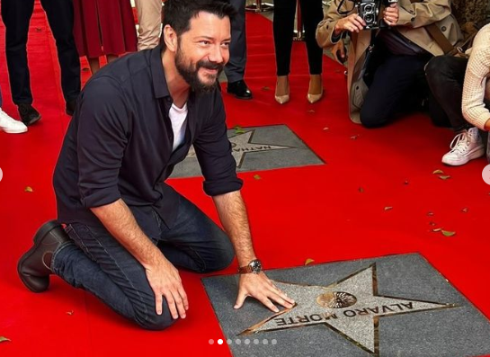 Money Heist star Alvaro Morte, fondly known as the Professor, Surprised with Star on a walk of fame