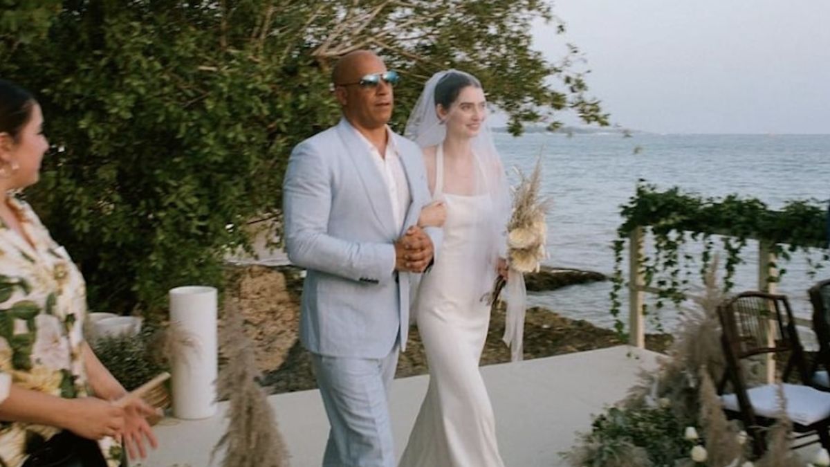 Vin Diesel walked Meadow Walker down the aisle