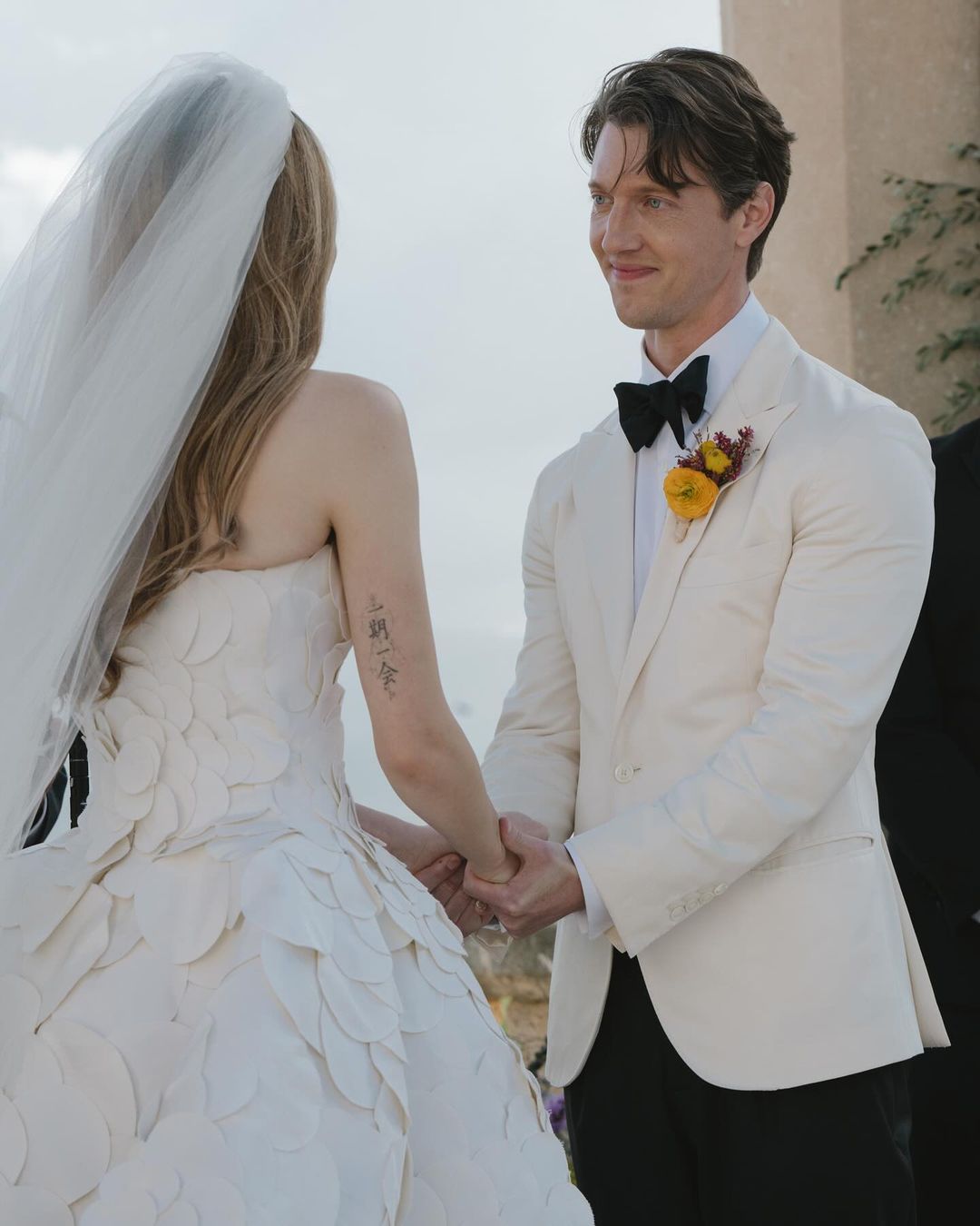 Joey King and husband Steven Piet after they tied the knot