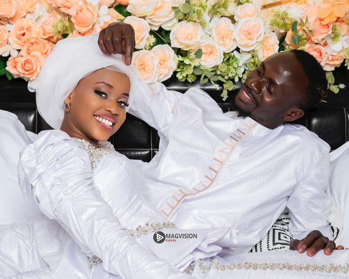 Sadio and his wife Aisha