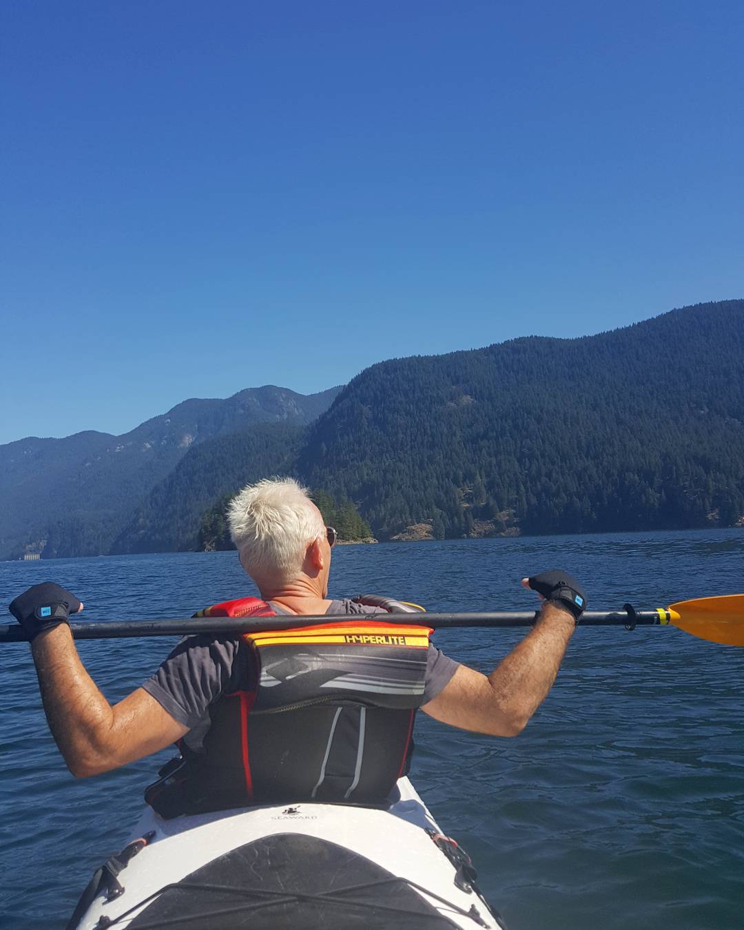 Robert sailing  on a  boat in Vancouver 