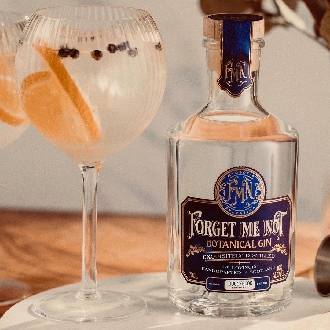 Caitriona's forget me not gin