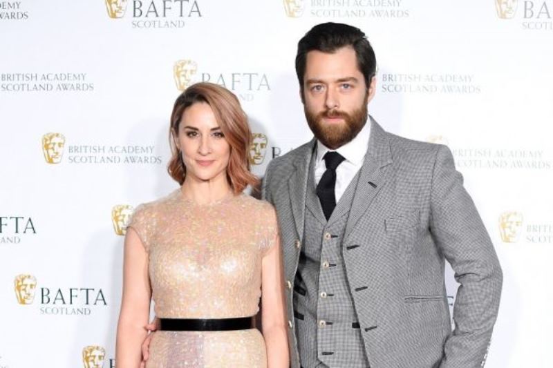 Richard Rankin and ex girlfriend Cara Theobold