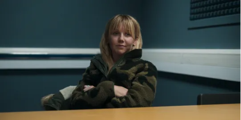 Lauren Lyle acting in Vigil Drama