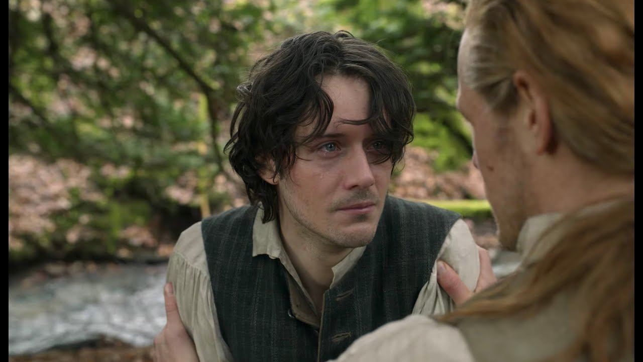 Cesar Domboy acting in Outlander as Fergus Fraser