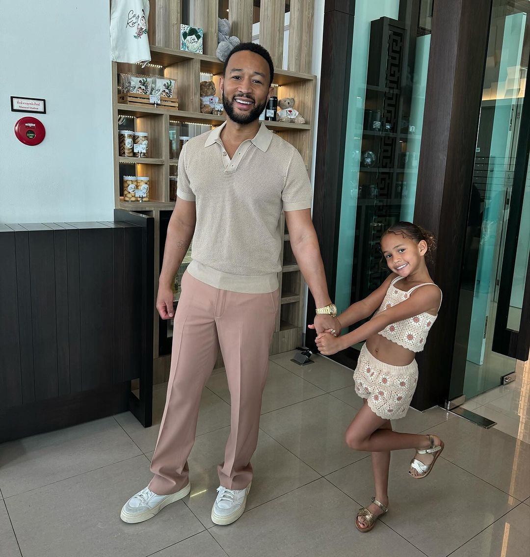 John Legend and family Thailand tour