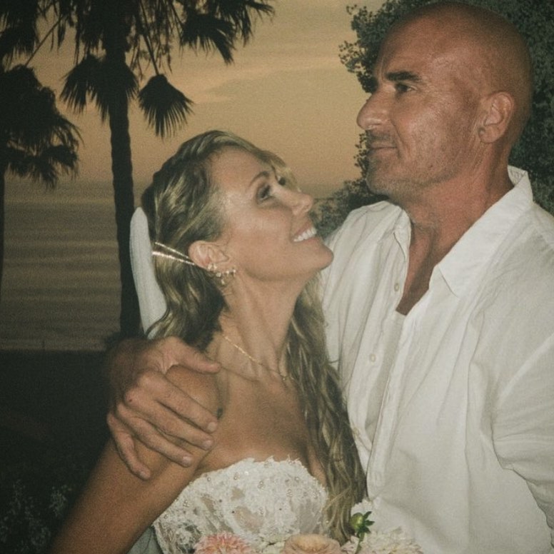 Domin Purcell wedding with Tish cyrus