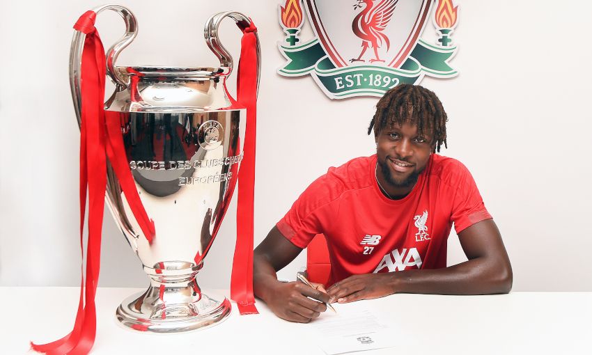 Origi signing contracted with Liverpool