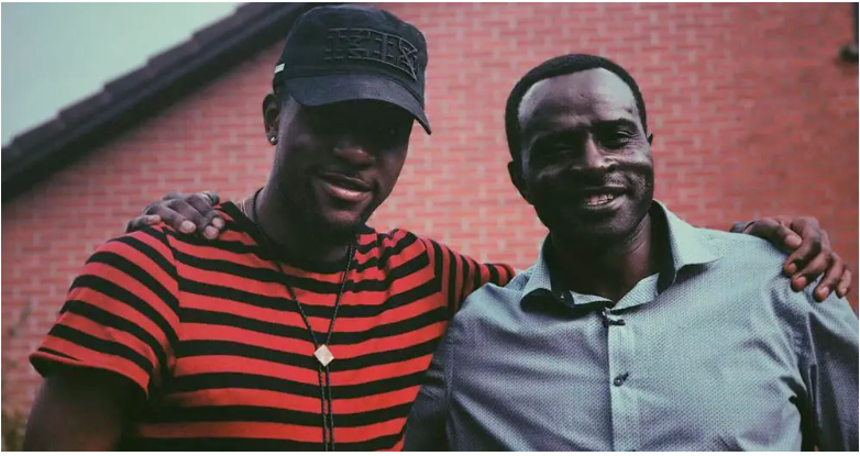 Divock Origi and his father Mike Okoth Origi