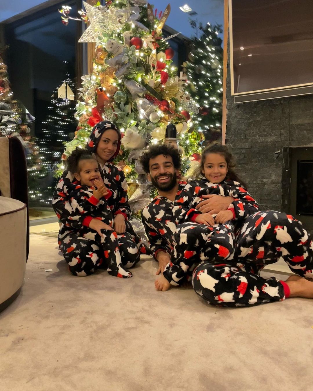 Salah is a  devout Muslim but he  always share Christmas messages to his fans and celebrate with them