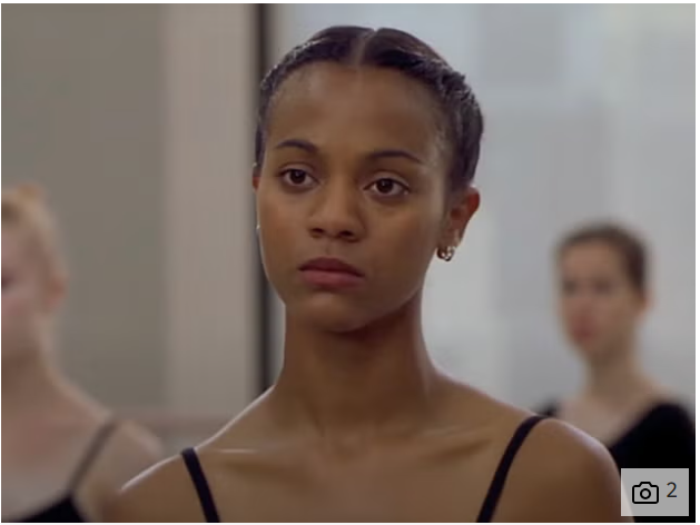 the young Zoe Saldana 