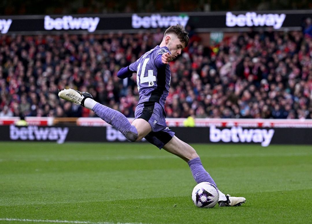 Bradley playing in Liverpool