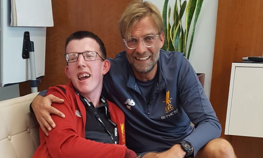 Klopp doing charity work while manager at Liverpool