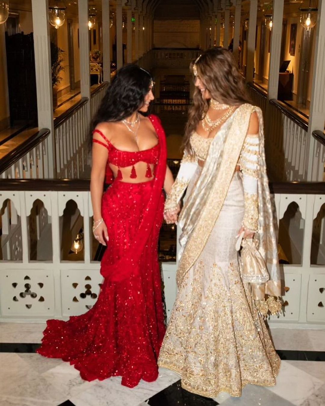 sisters love, Kim and Khloe at Ambani wedding 