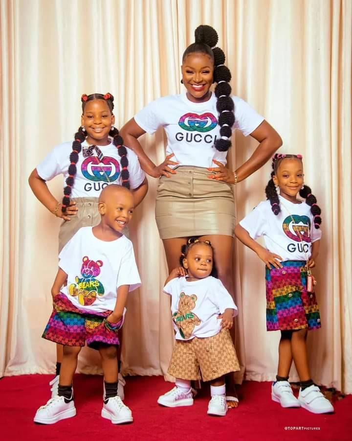 Chacha Eke and her children