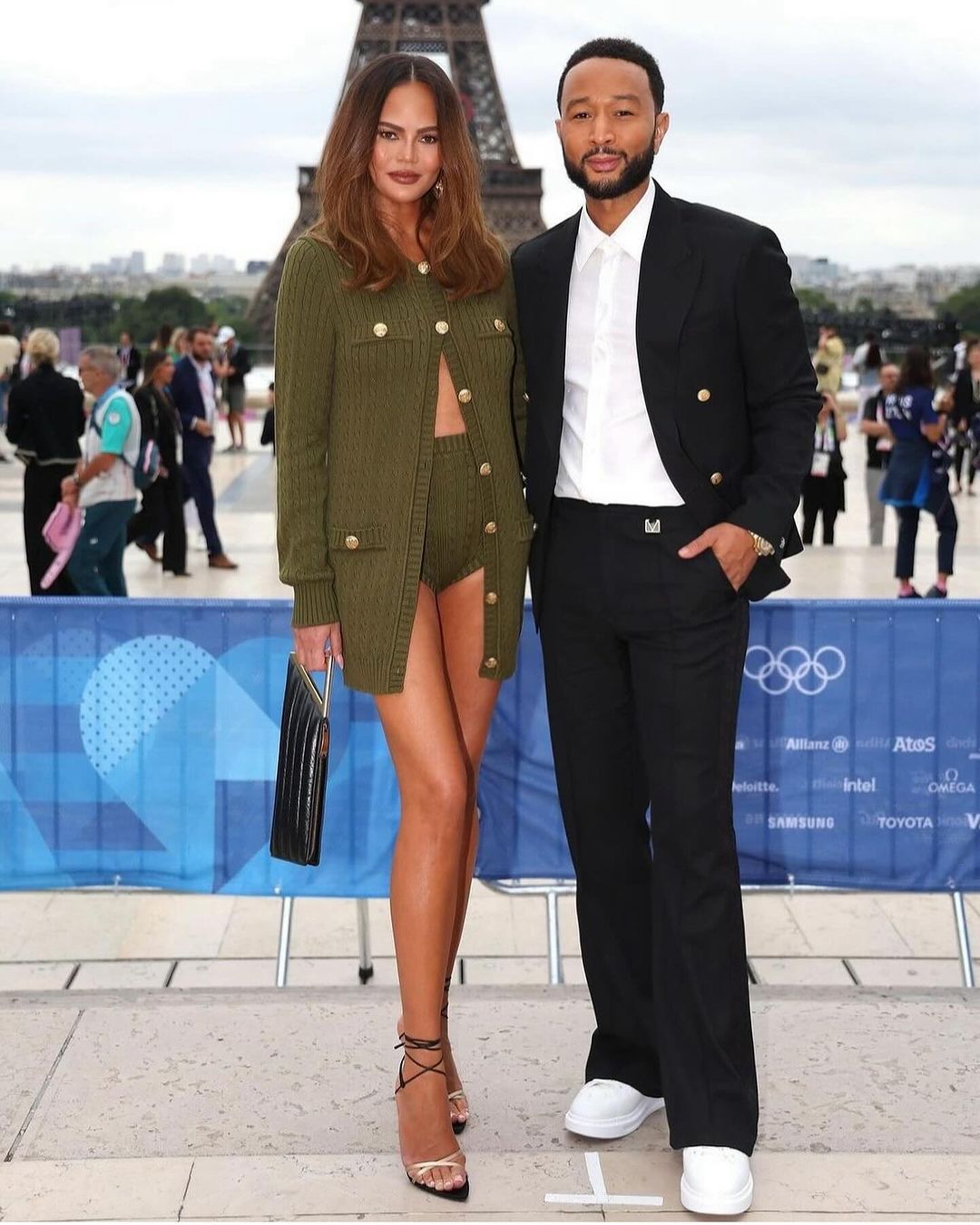 John Legend and his wife Chrissy  at Olympic