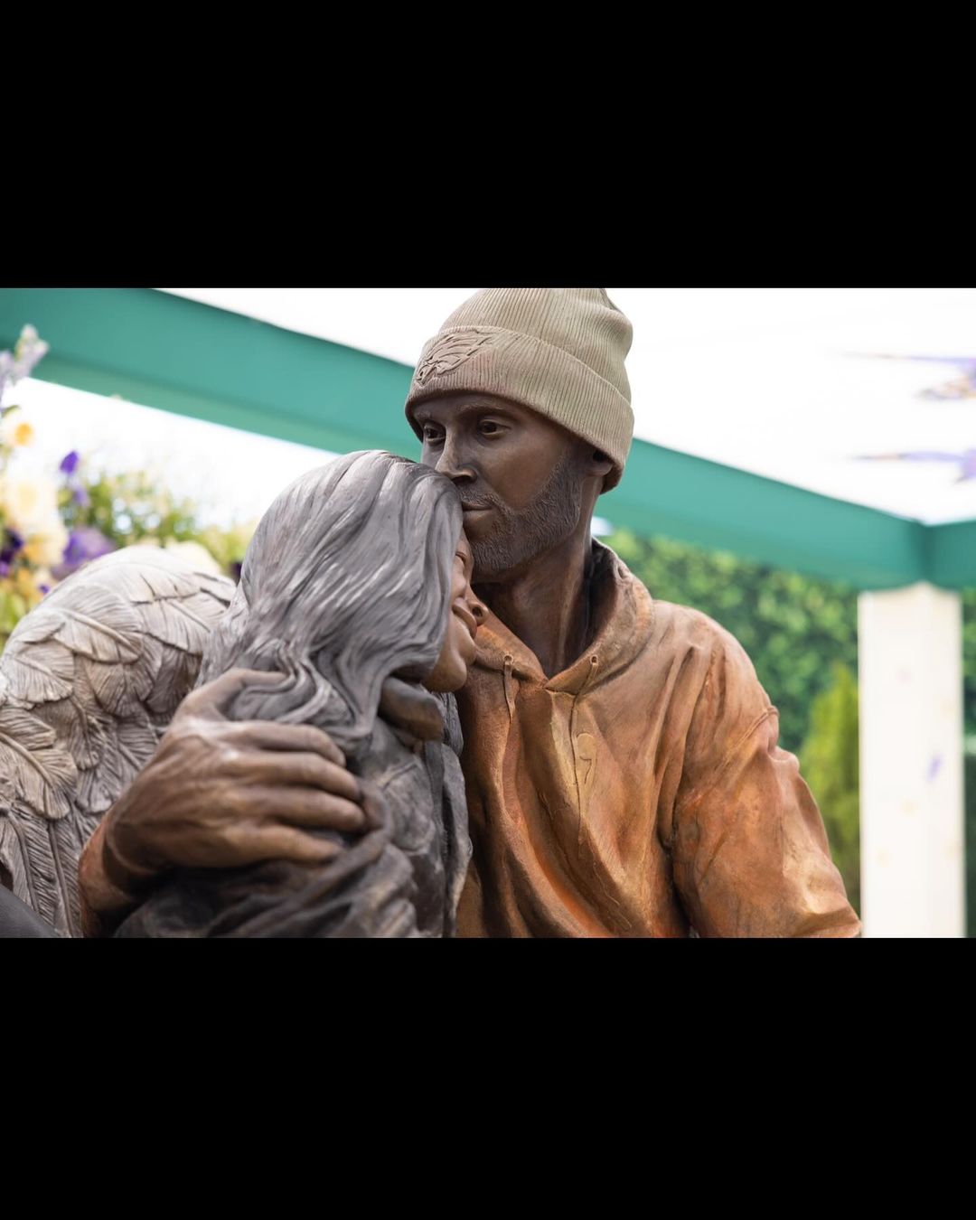 Kobe Bryant and Gigi monument