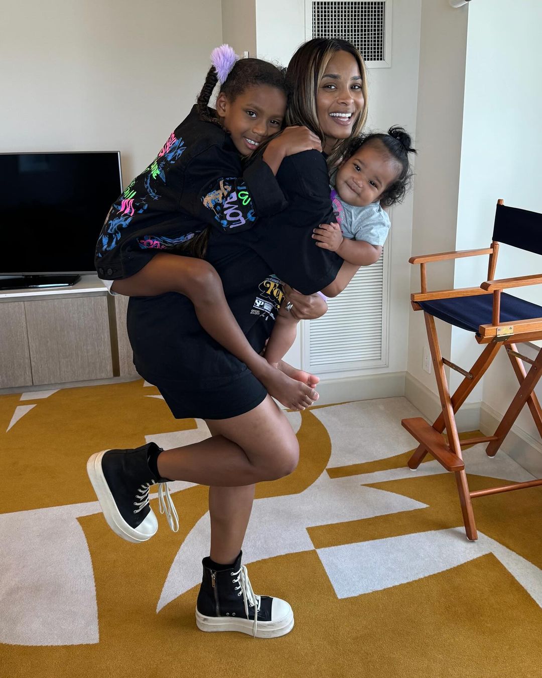 Ciara and daughters moments 