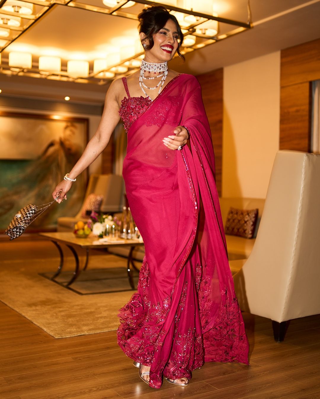 Priyanka Chopra  stunning in a Saree