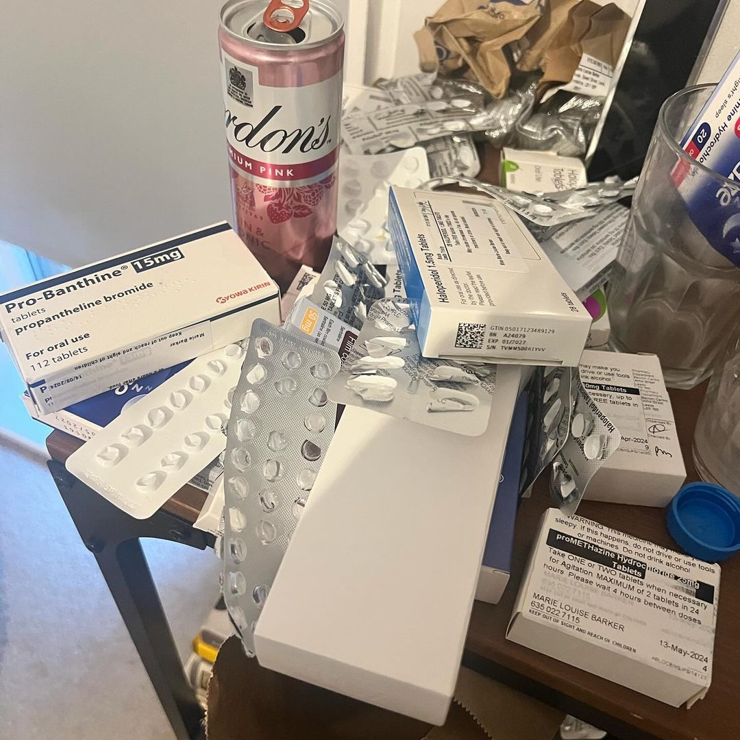 Ruby Baker shared medications she has been taking 