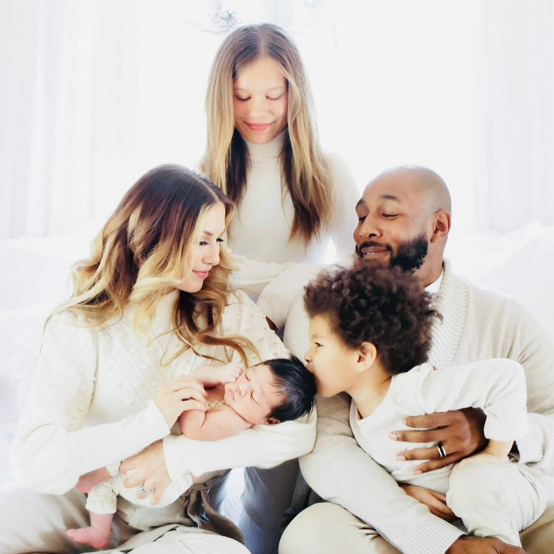 Allison Holker  her late husband Steven and children