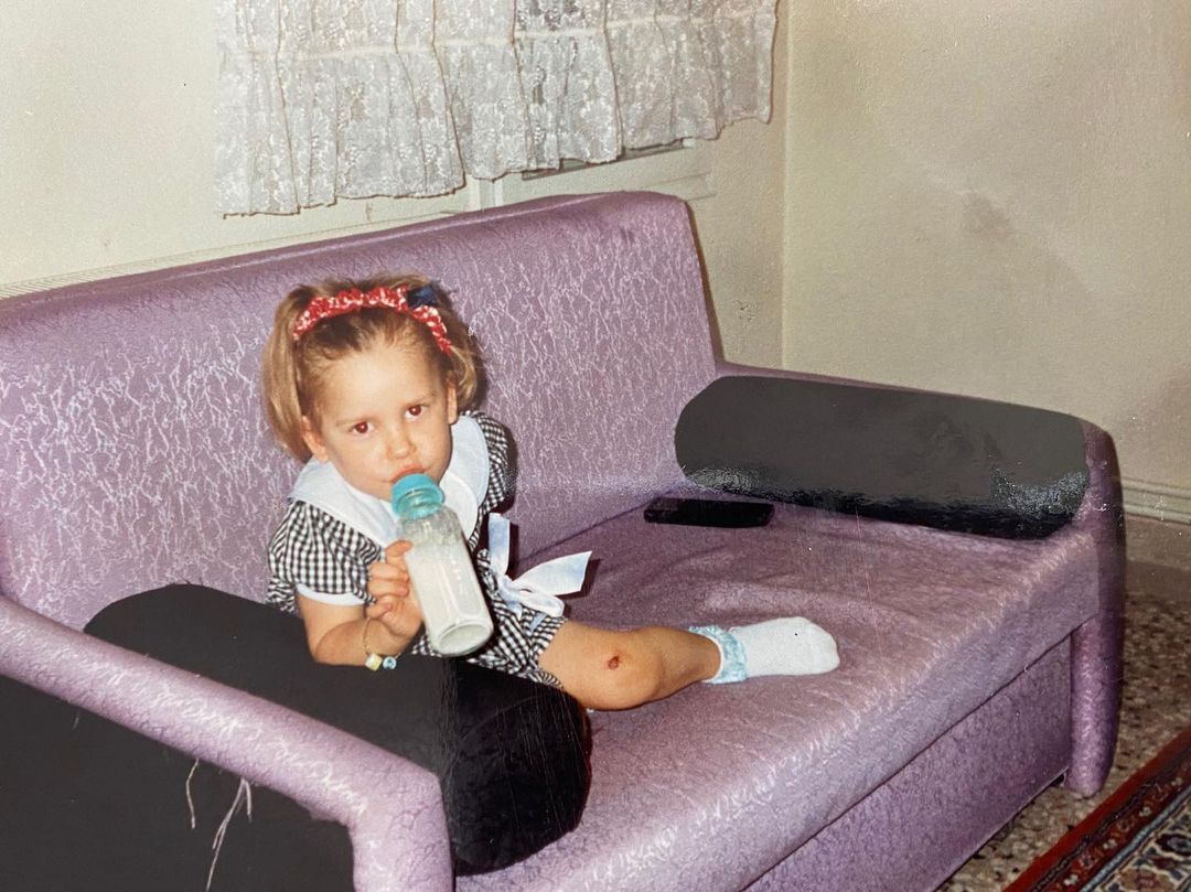 Young Serenay Sarikaya at 3 years