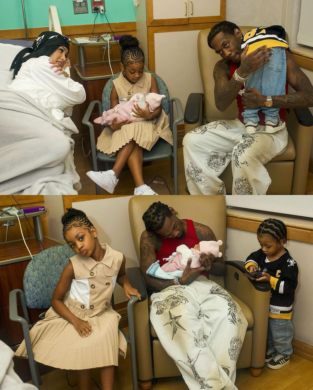 Cardi B, Offset and their children 