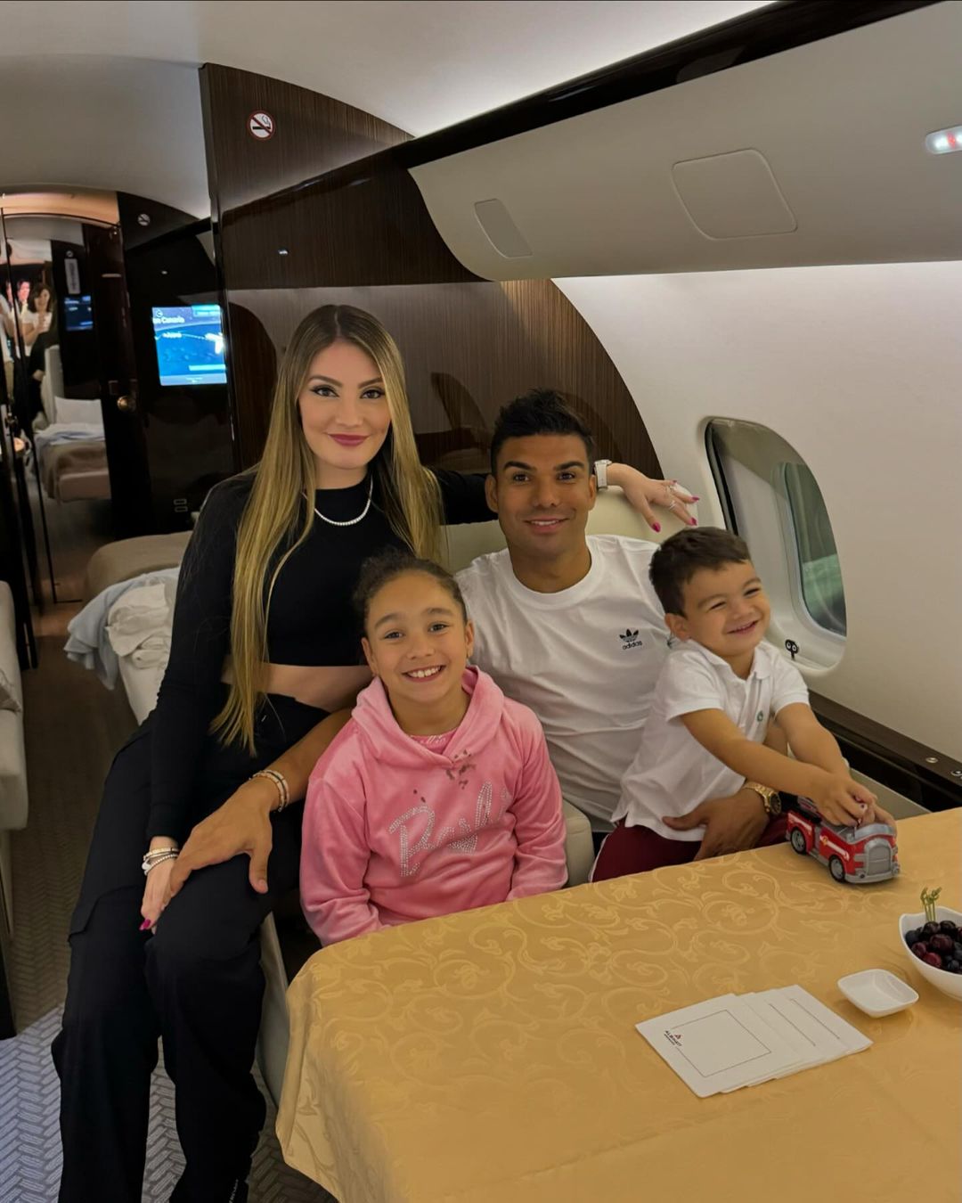 Casemiro and family 