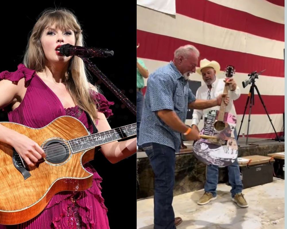  Old Man Buys Taylor Swift Inspired Guitar at $4,000 Only to Smash It