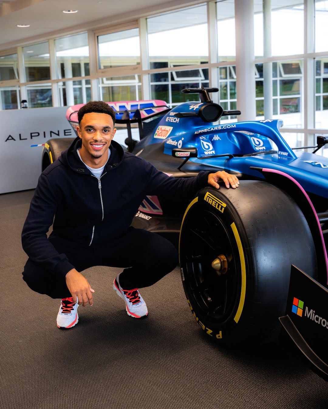 in 2023, Trent  joined the investment group for the Alpine Formula One racing team