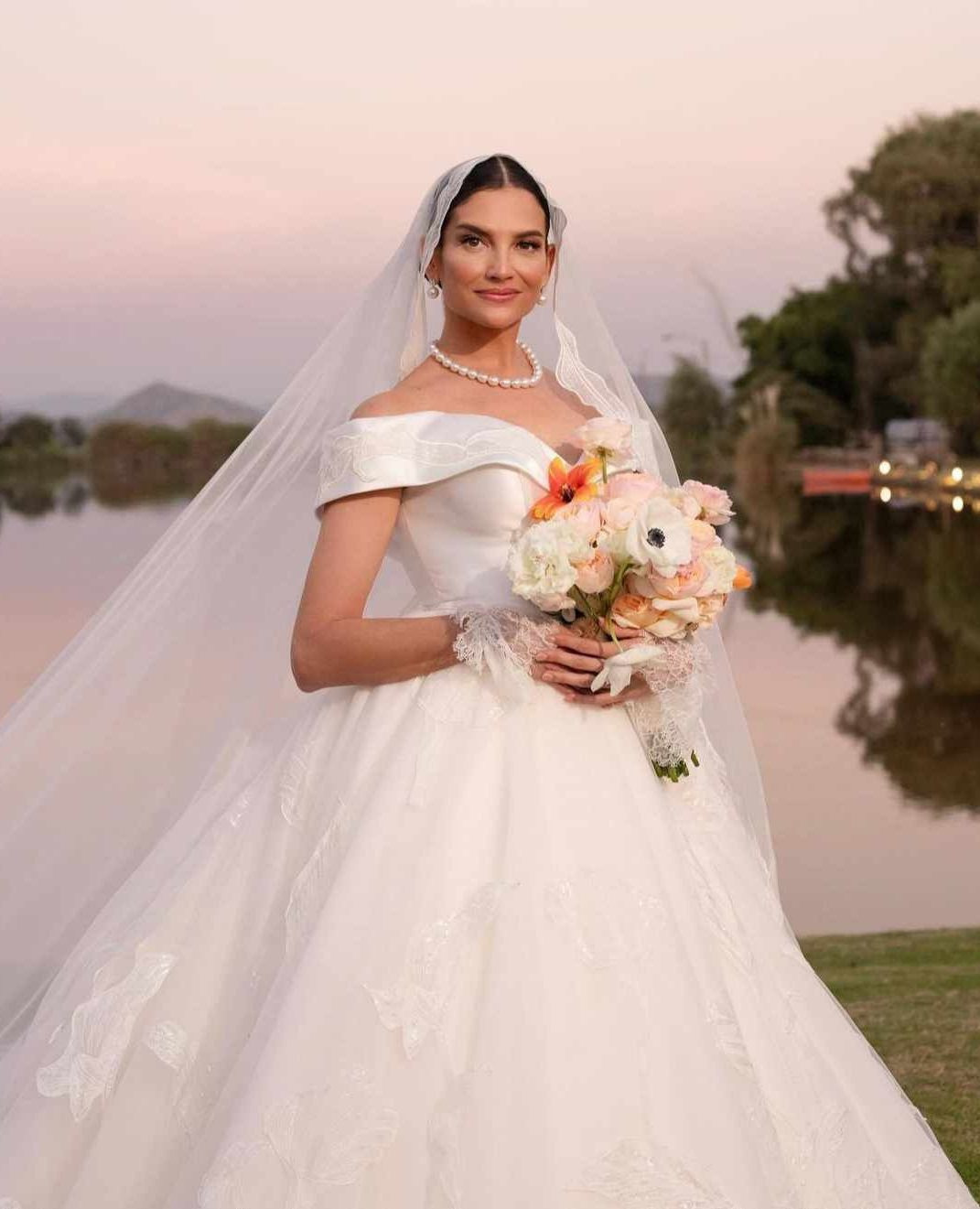 Natalia on her wedding day