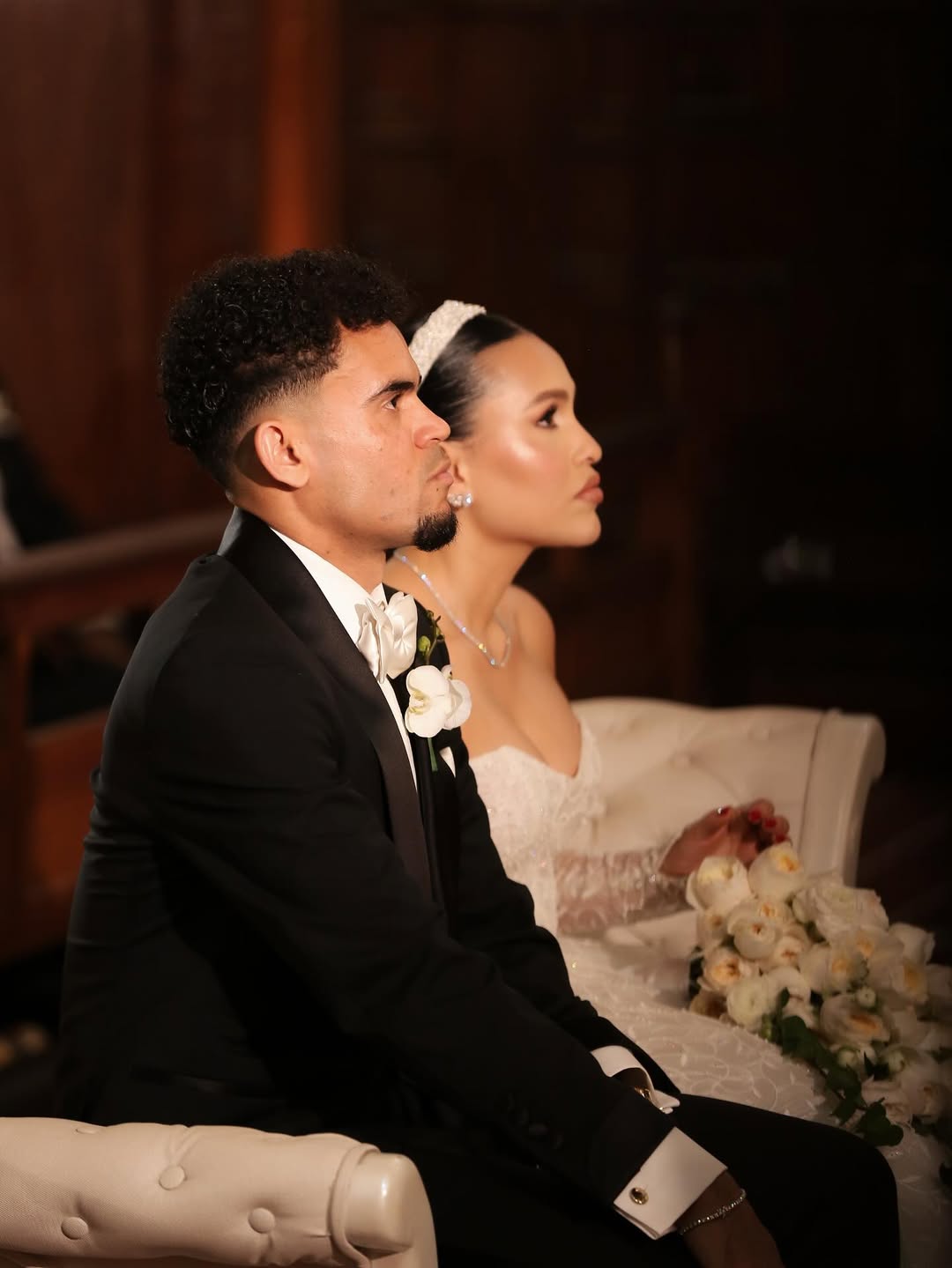 Luis Diaz and Geraldine Ponce wedding