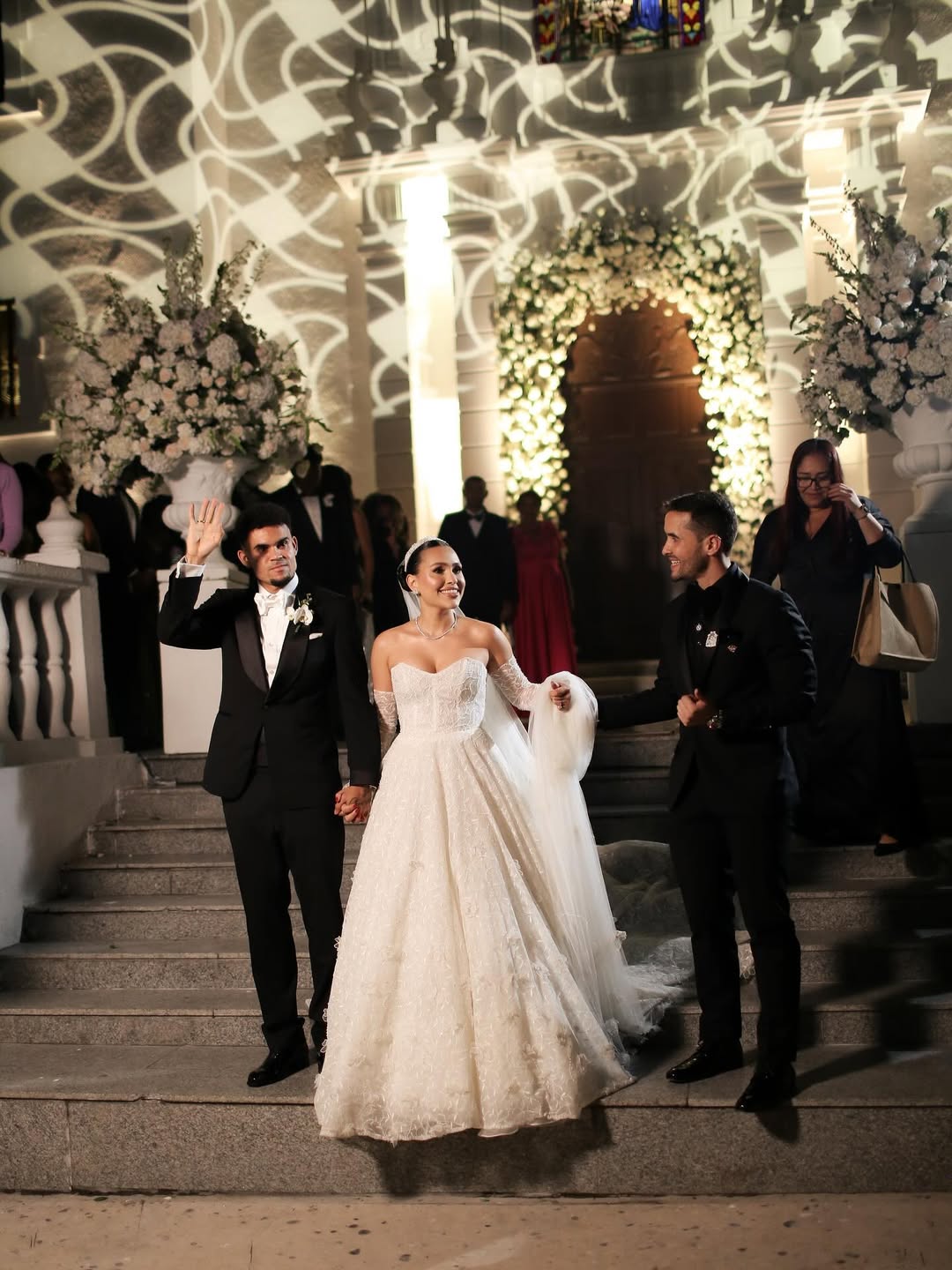 Luis Diaz and Geraldine Ponce wedding