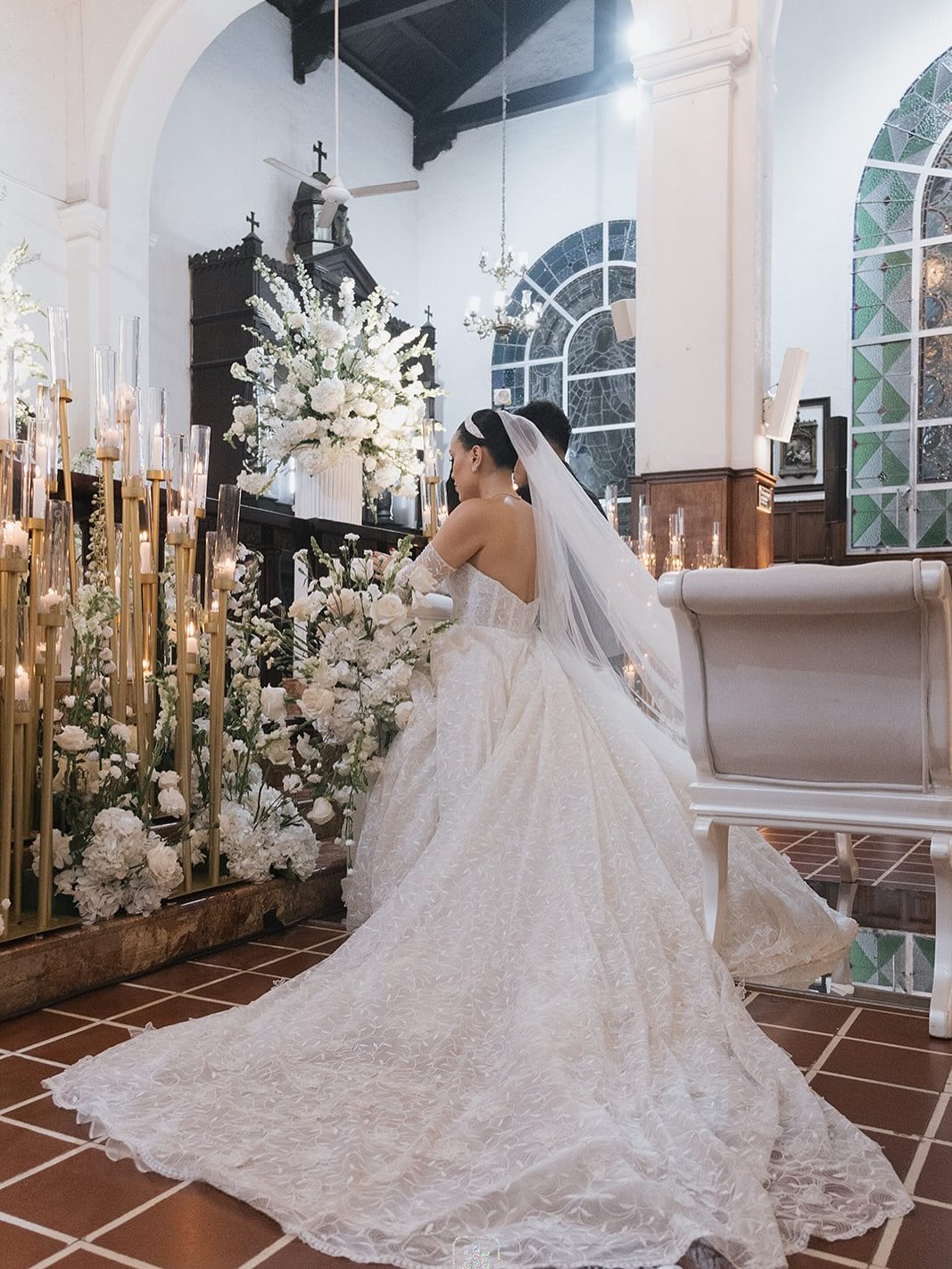 Luis Diaz and Geraldine Ponce wedding
