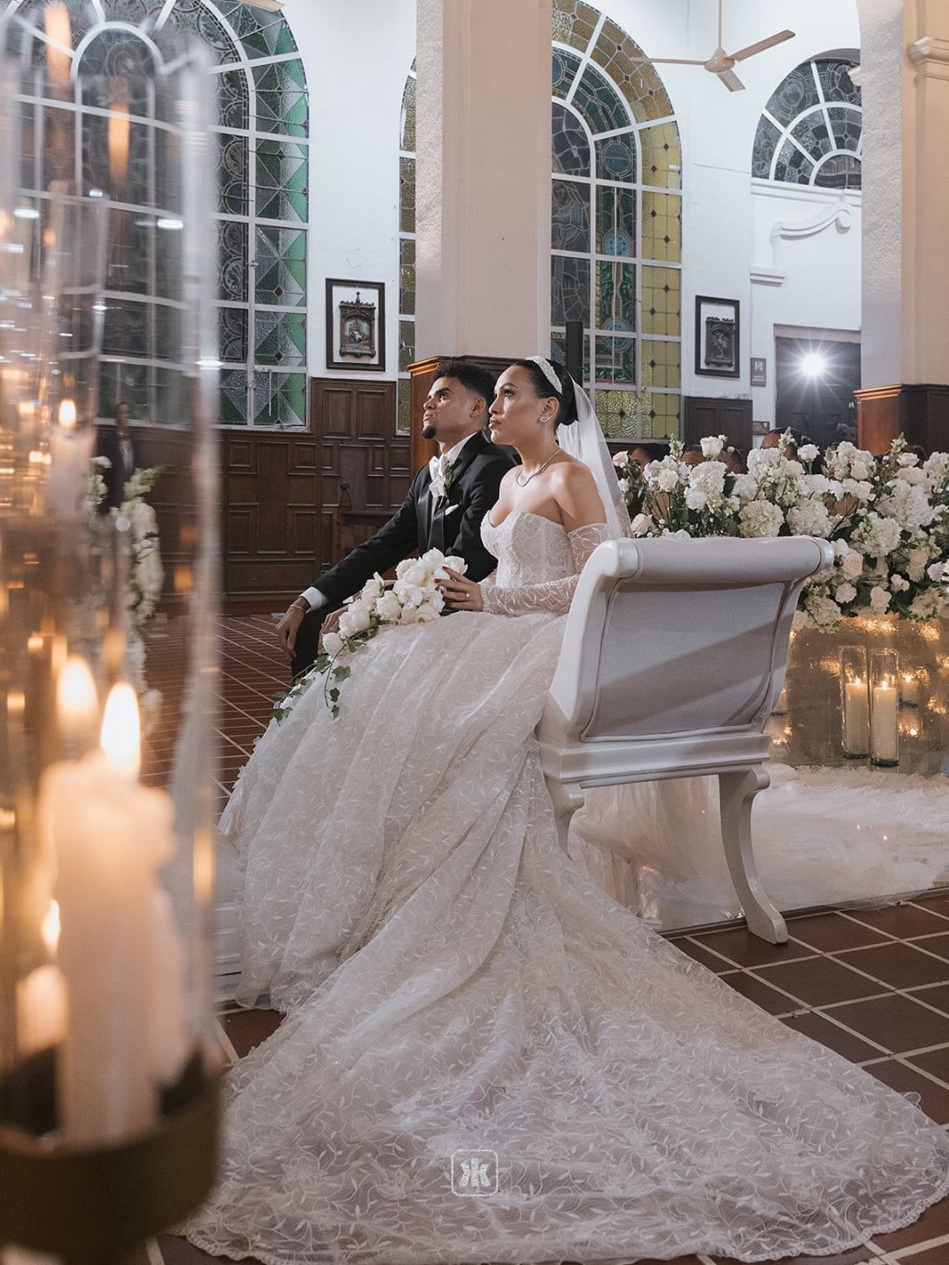 Luis Diaz and Geraldine Ponce wedding