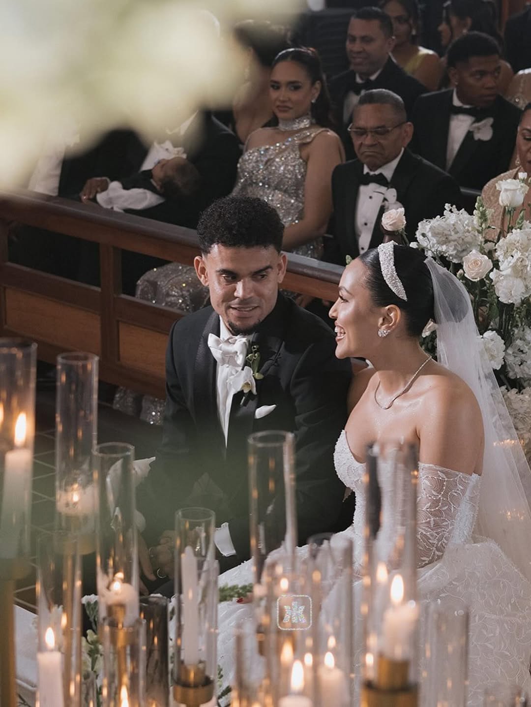 Luis Diaz and Geraldine Ponce wedding