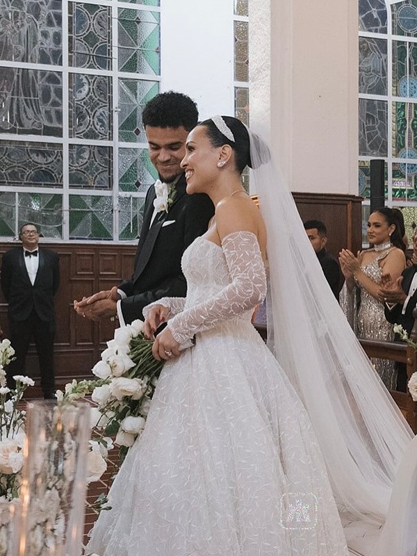 Luis Diaz and Geraldine Ponce wedding