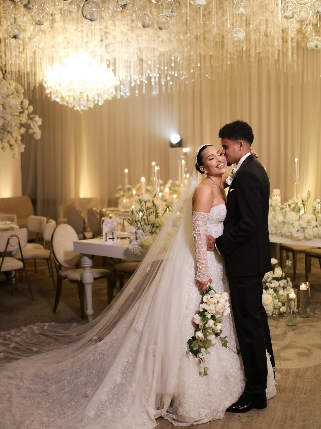 Luis Diaz and Geraldine Ponce wedding