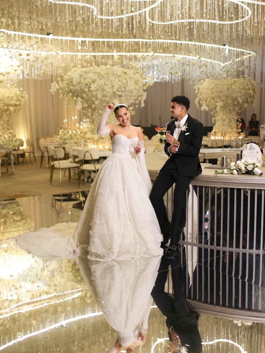 Luis Diaz and Geraldine Ponce wedding