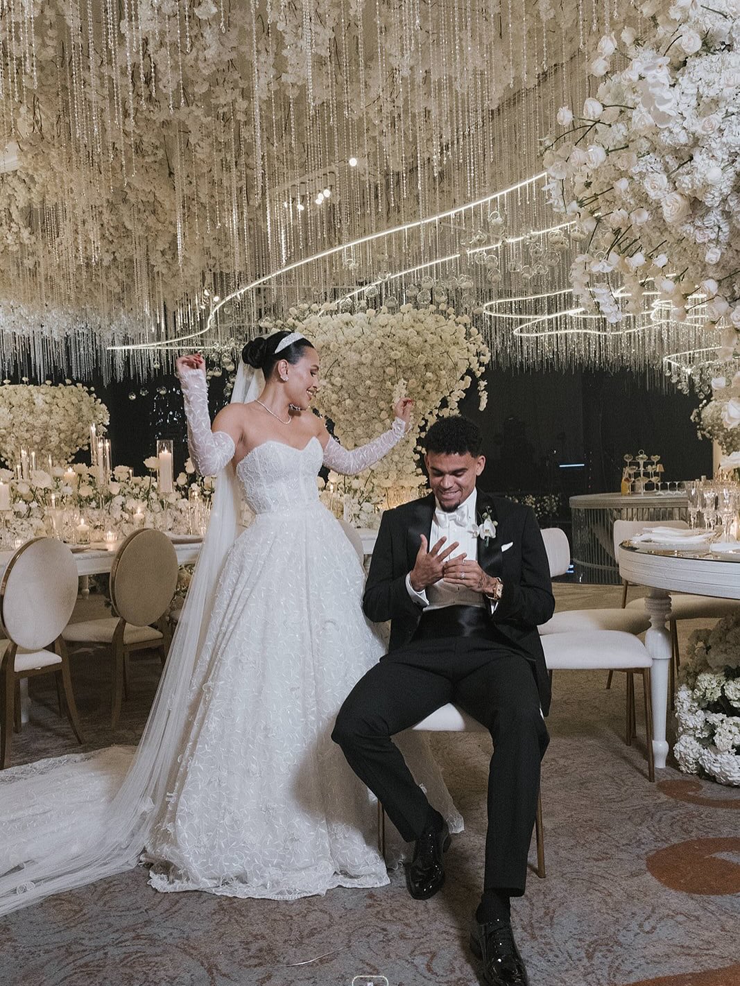 Luis Diaz and Geraldine Ponce wedding