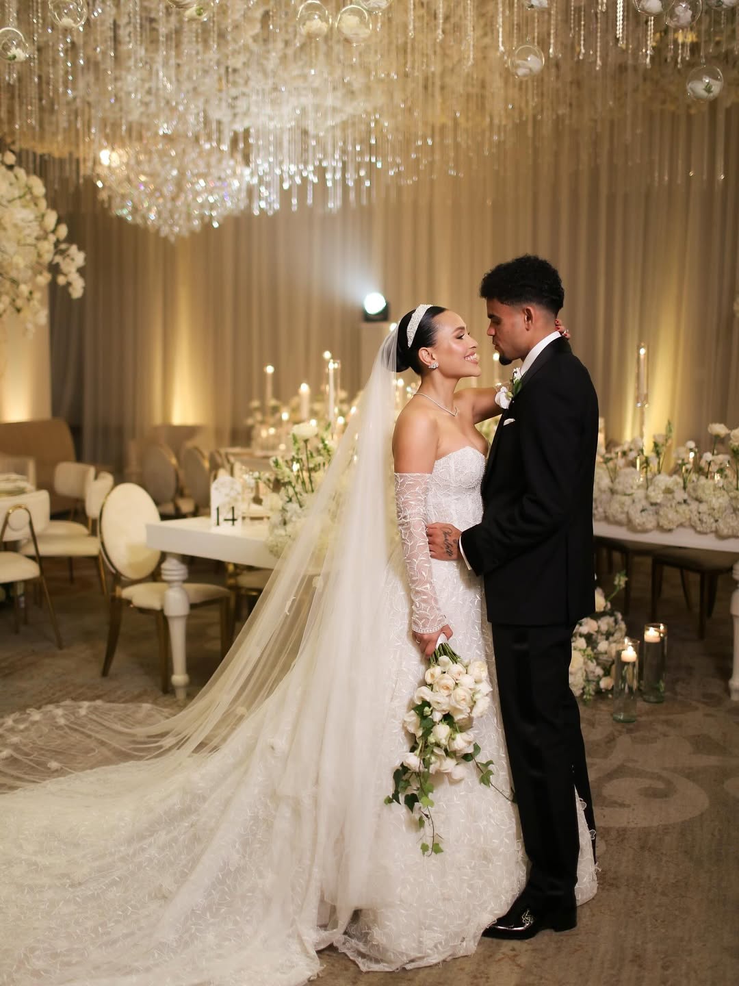 Luis Diaz and Geraldine Ponce wedding