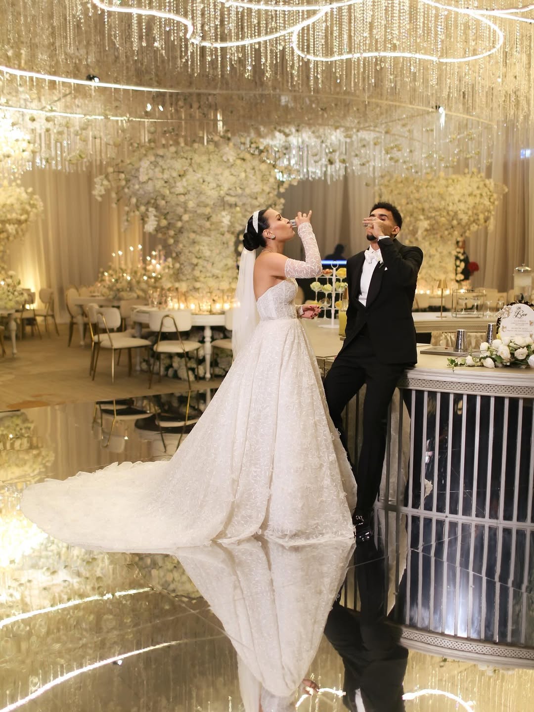 Luis Diaz and Geraldine Ponce wedding