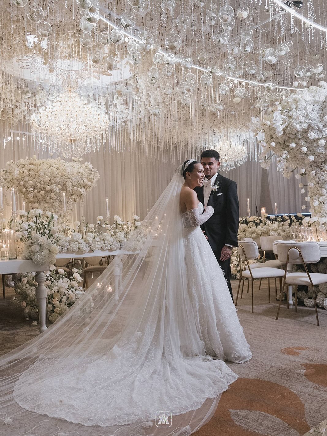 Luis Diaz and Geraldine Ponce wedding
