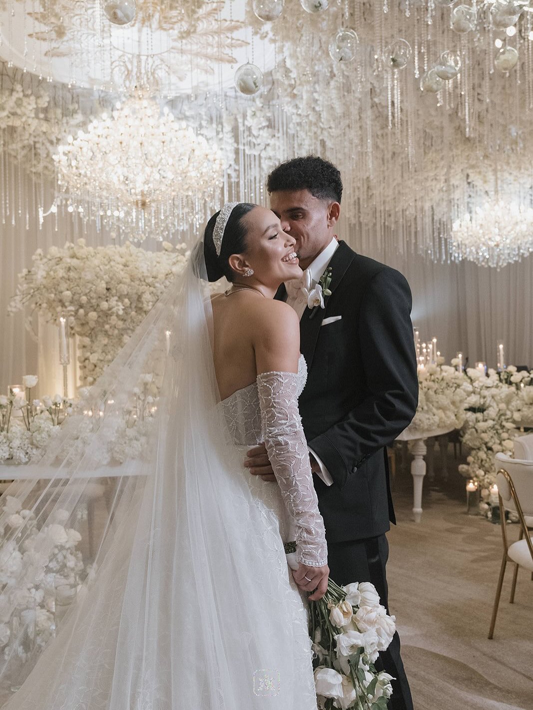 Luis Diaz and Geraldine Ponce wedding