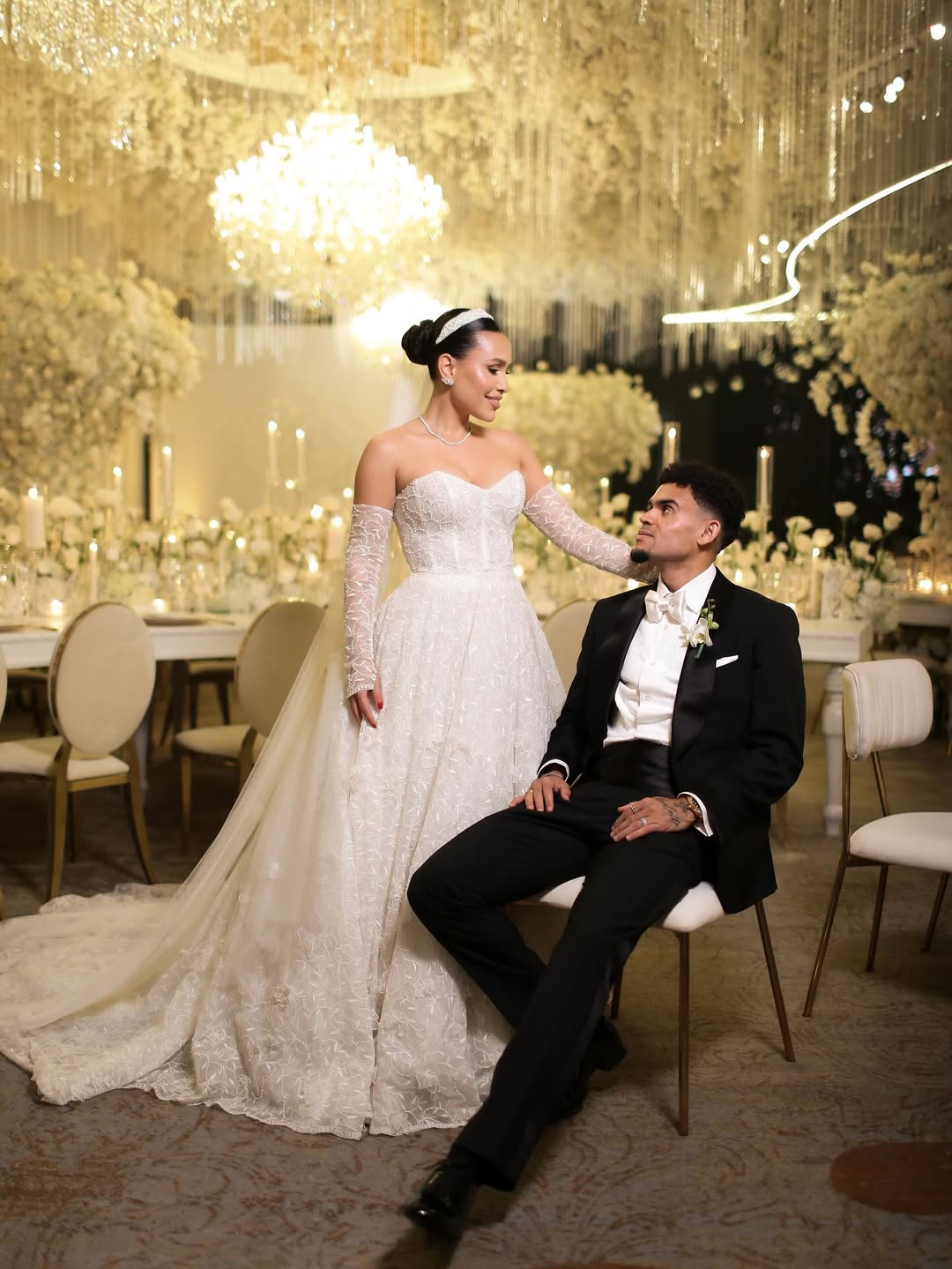 Luis Diaz and Geraldine Ponce wedding