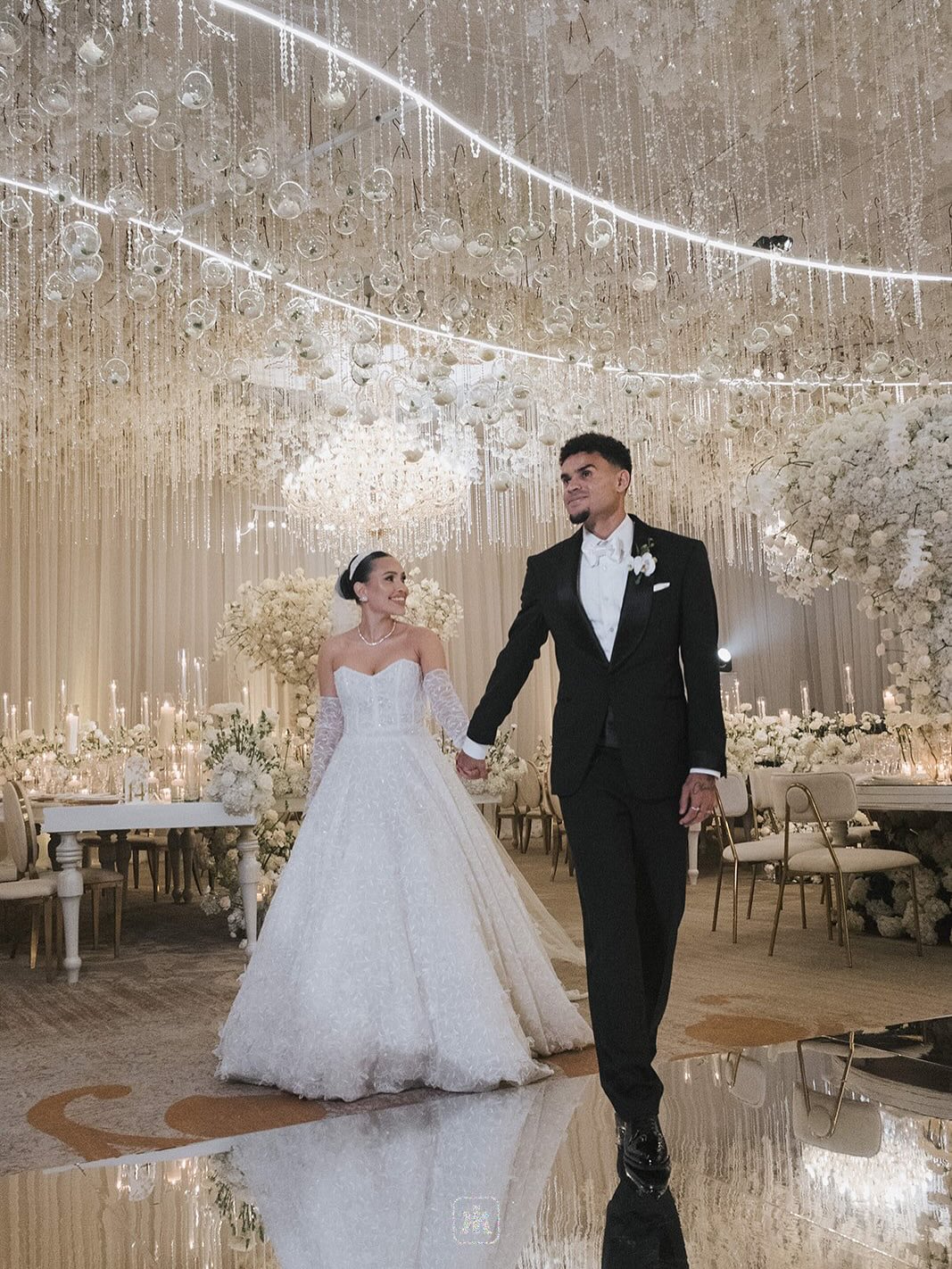 Luis Diaz and Geraldine Ponce wedding