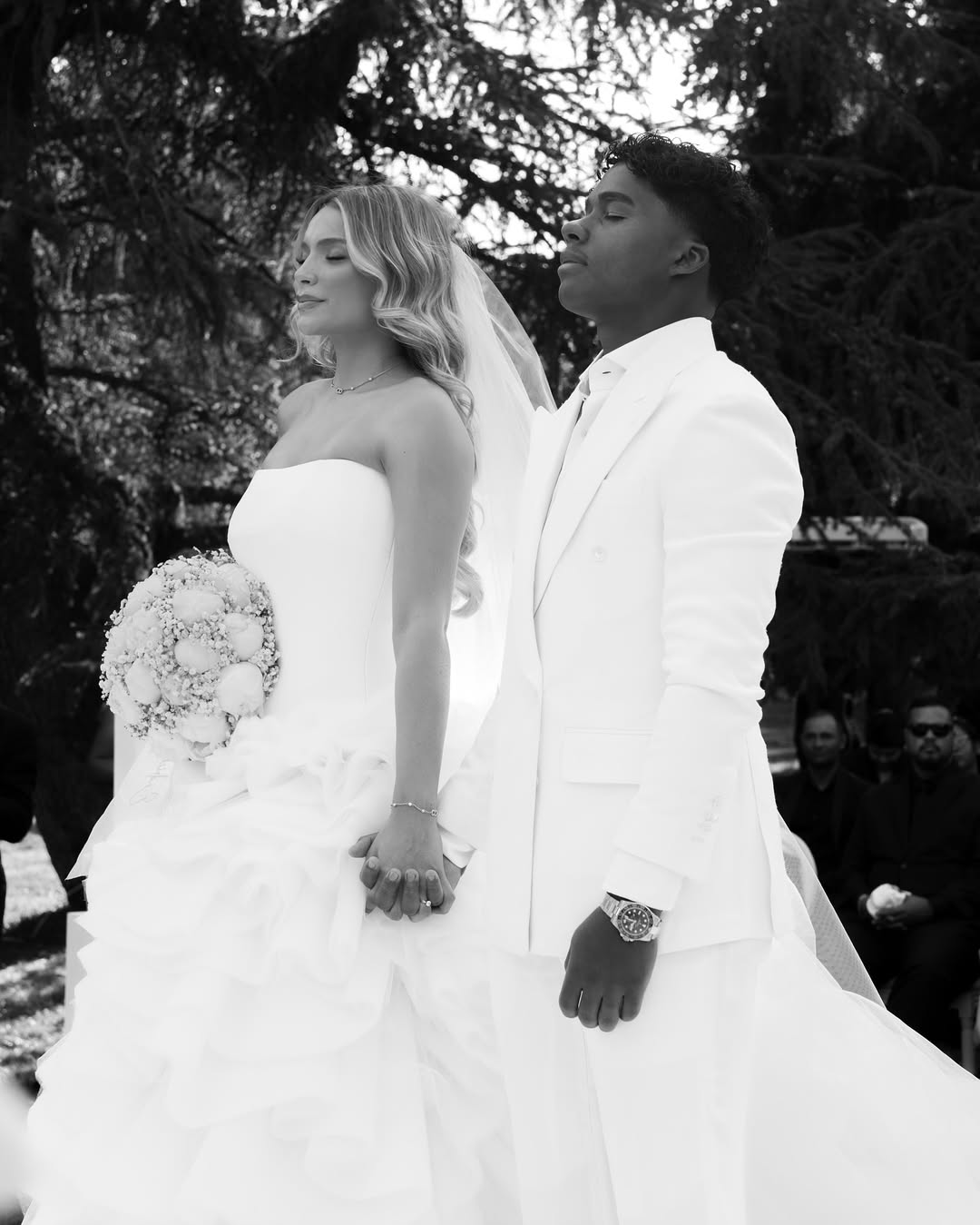 Prodigy Endrick and Gabriely Miranda's wedding